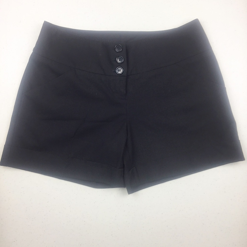 The Limited Cassidy Fit Black Cuffed Shorts Size 4